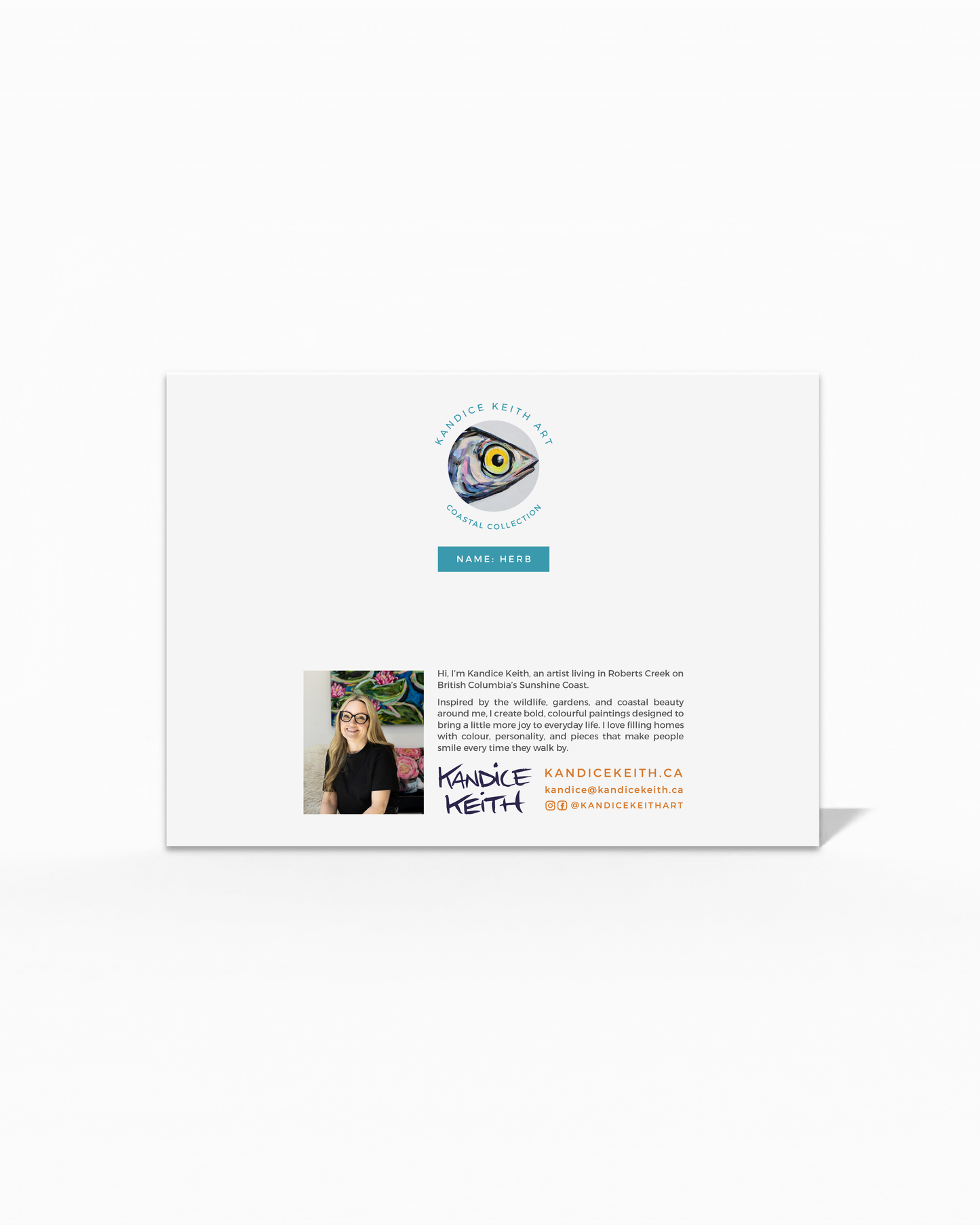 Herb Greeting Card