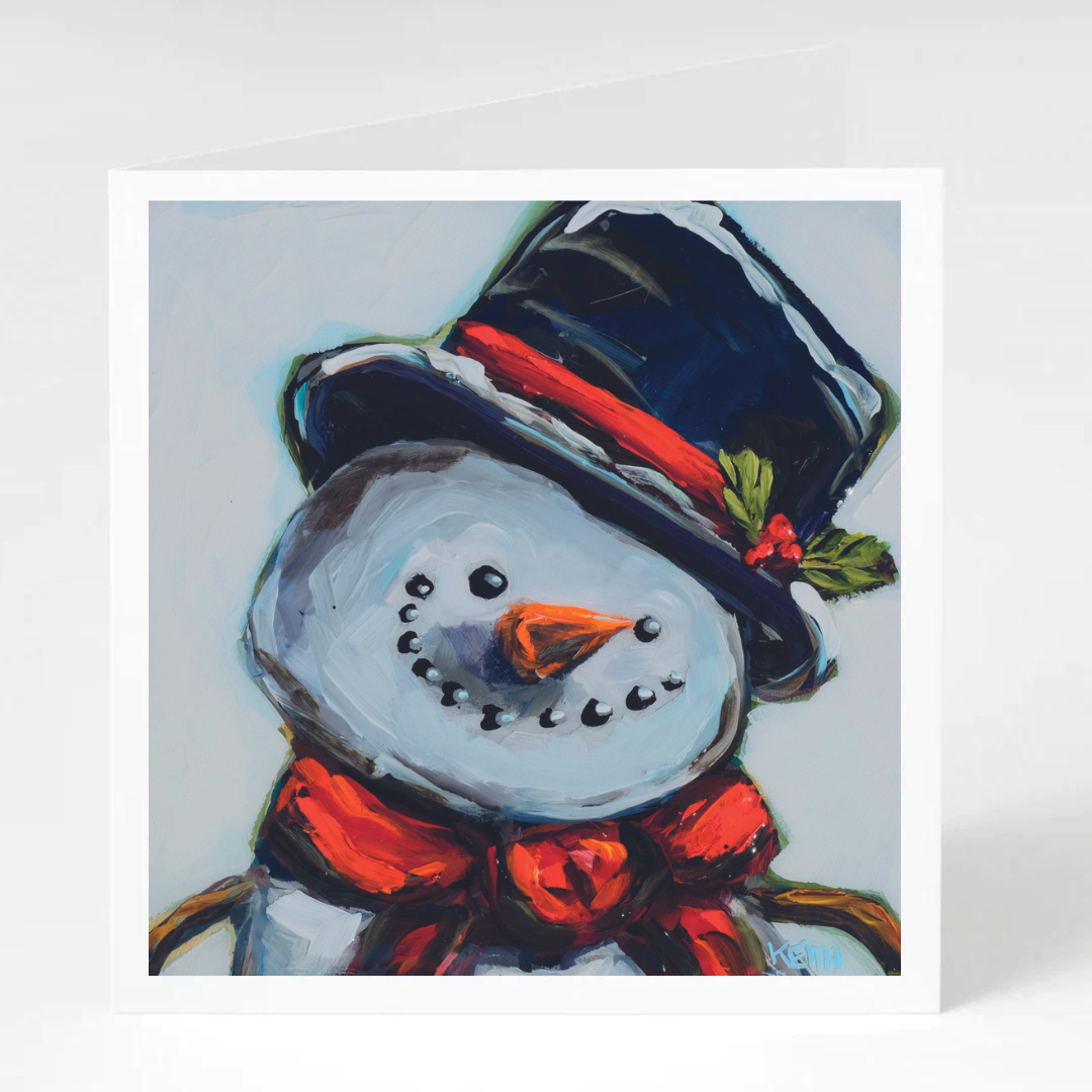 Frosty Art Card