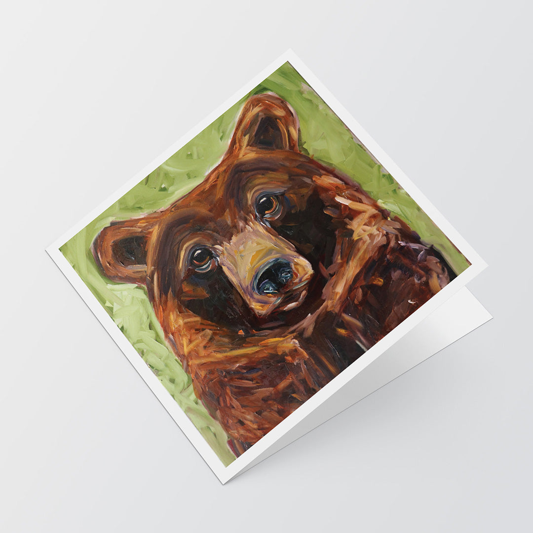 kandice keith art card 5x5 cinnamon