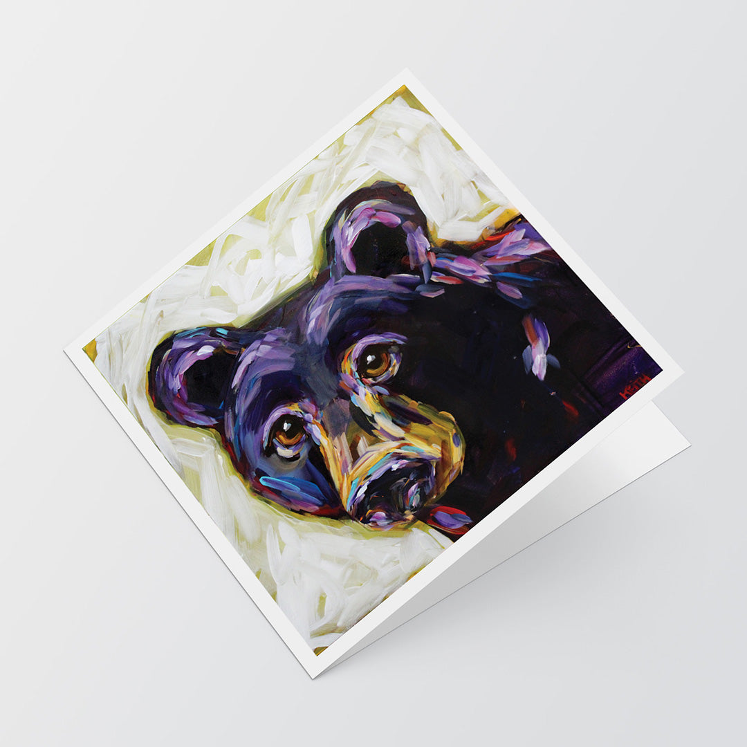 kandice keith art card 5x5 huckleberry