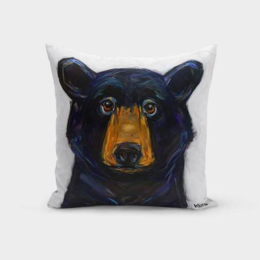 kandice keith art pillow black bear